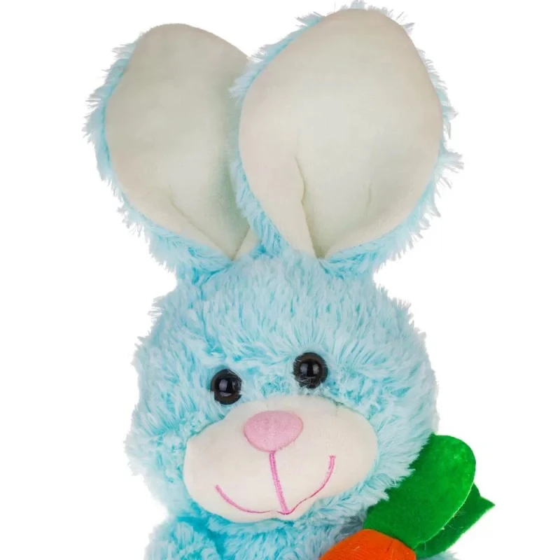 Плюшена играчка Tea Toys, Плюшено зайче с морков Чочо, 46513, 15 см.